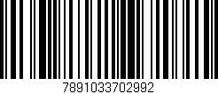 Código de barras (EAN, GTIN, SKU, ISBN): '7891033702992'