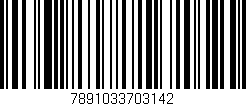Código de barras (EAN, GTIN, SKU, ISBN): '7891033703142'