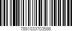 Código de barras (EAN, GTIN, SKU, ISBN): '7891033703586'