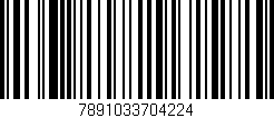 Código de barras (EAN, GTIN, SKU, ISBN): '7891033704224'