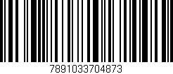 Código de barras (EAN, GTIN, SKU, ISBN): '7891033704873'