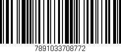 Código de barras (EAN, GTIN, SKU, ISBN): '7891033708772'