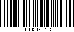 Código de barras (EAN, GTIN, SKU, ISBN): '7891033709243'
