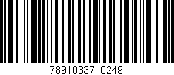 Código de barras (EAN, GTIN, SKU, ISBN): '7891033710249'