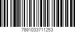 Código de barras (EAN, GTIN, SKU, ISBN): '7891033711253'