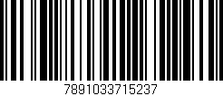 Código de barras (EAN, GTIN, SKU, ISBN): '7891033715237'