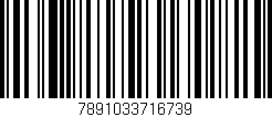 Código de barras (EAN, GTIN, SKU, ISBN): '7891033716739'