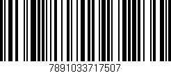Código de barras (EAN, GTIN, SKU, ISBN): '7891033717507'