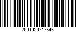 Código de barras (EAN, GTIN, SKU, ISBN): '7891033717545'