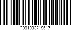 Código de barras (EAN, GTIN, SKU, ISBN): '7891033719617'