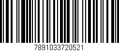 Código de barras (EAN, GTIN, SKU, ISBN): '7891033720521'