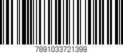 Código de barras (EAN, GTIN, SKU, ISBN): '7891033721399'