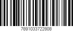 Código de barras (EAN, GTIN, SKU, ISBN): '7891033722808'