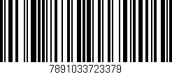 Código de barras (EAN, GTIN, SKU, ISBN): '7891033723379'