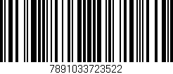 Código de barras (EAN, GTIN, SKU, ISBN): '7891033723522'