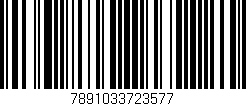 Código de barras (EAN, GTIN, SKU, ISBN): '7891033723577'