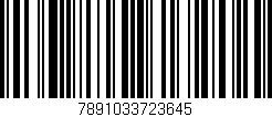 Código de barras (EAN, GTIN, SKU, ISBN): '7891033723645'