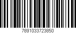 Código de barras (EAN, GTIN, SKU, ISBN): '7891033723850'