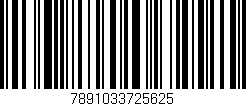 Código de barras (EAN, GTIN, SKU, ISBN): '7891033725625'