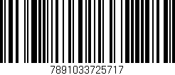 Código de barras (EAN, GTIN, SKU, ISBN): '7891033725717'