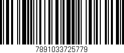 Código de barras (EAN, GTIN, SKU, ISBN): '7891033725779'
