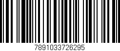 Código de barras (EAN, GTIN, SKU, ISBN): '7891033726295'