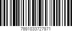 Código de barras (EAN, GTIN, SKU, ISBN): '7891033727971'