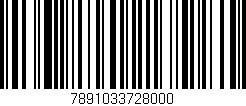 Código de barras (EAN, GTIN, SKU, ISBN): '7891033728000'