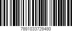 Código de barras (EAN, GTIN, SKU, ISBN): '7891033728480'