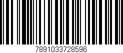 Código de barras (EAN, GTIN, SKU, ISBN): '7891033728596'