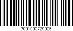 Código de barras (EAN, GTIN, SKU, ISBN): '7891033729326'