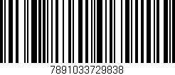 Código de barras (EAN, GTIN, SKU, ISBN): '7891033729838'