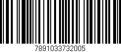 Código de barras (EAN, GTIN, SKU, ISBN): '7891033732005'