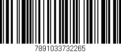 Código de barras (EAN, GTIN, SKU, ISBN): '7891033732265'