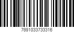 Código de barras (EAN, GTIN, SKU, ISBN): '7891033733316'