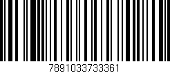 Código de barras (EAN, GTIN, SKU, ISBN): '7891033733361'