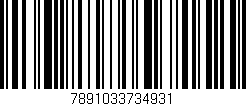 Código de barras (EAN, GTIN, SKU, ISBN): '7891033734931'