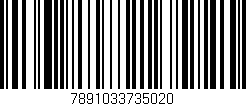 Código de barras (EAN, GTIN, SKU, ISBN): '7891033735020'