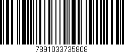 Código de barras (EAN, GTIN, SKU, ISBN): '7891033735808'