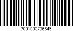 Código de barras (EAN, GTIN, SKU, ISBN): '7891033736645'