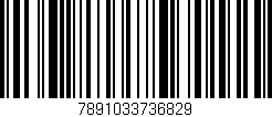 Código de barras (EAN, GTIN, SKU, ISBN): '7891033736829'