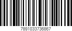 Código de barras (EAN, GTIN, SKU, ISBN): '7891033736867'
