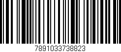 Código de barras (EAN, GTIN, SKU, ISBN): '7891033738823'