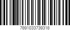 Código de barras (EAN, GTIN, SKU, ISBN): '7891033739318'
