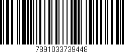 Código de barras (EAN, GTIN, SKU, ISBN): '7891033739448'