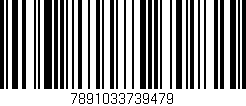 Código de barras (EAN, GTIN, SKU, ISBN): '7891033739479'