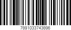 Código de barras (EAN, GTIN, SKU, ISBN): '7891033743896'