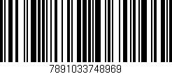 Código de barras (EAN, GTIN, SKU, ISBN): '7891033748969'