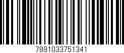 Código de barras (EAN, GTIN, SKU, ISBN): '7891033751341'
