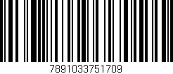 Código de barras (EAN, GTIN, SKU, ISBN): '7891033751709'